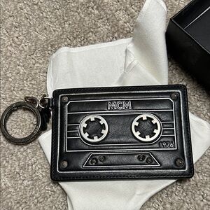 MCM Black Retro Cassette Key Holder